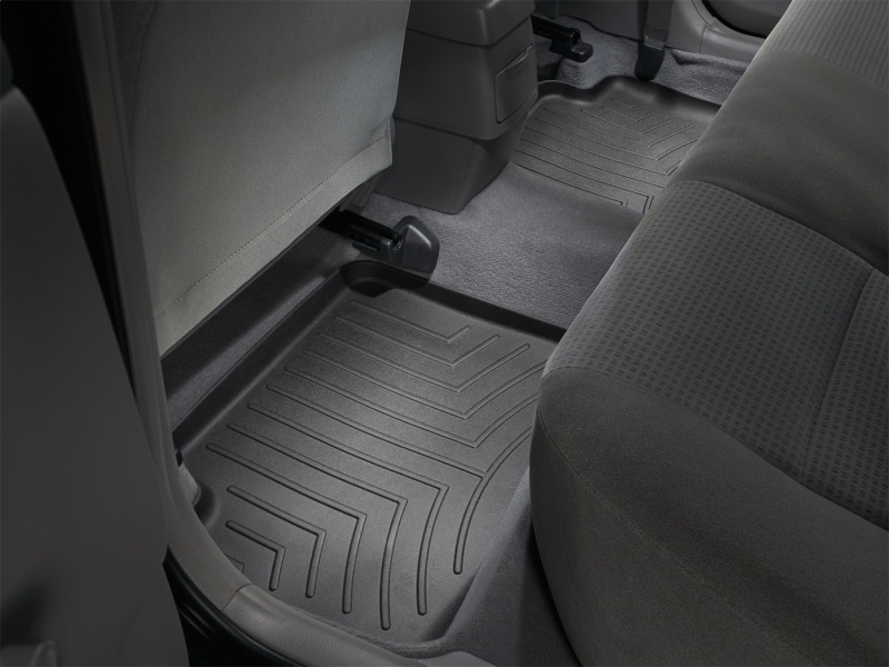 Picture of WeatherTech WT FloorLiner-Rear-Blk Floor Mats - 441092