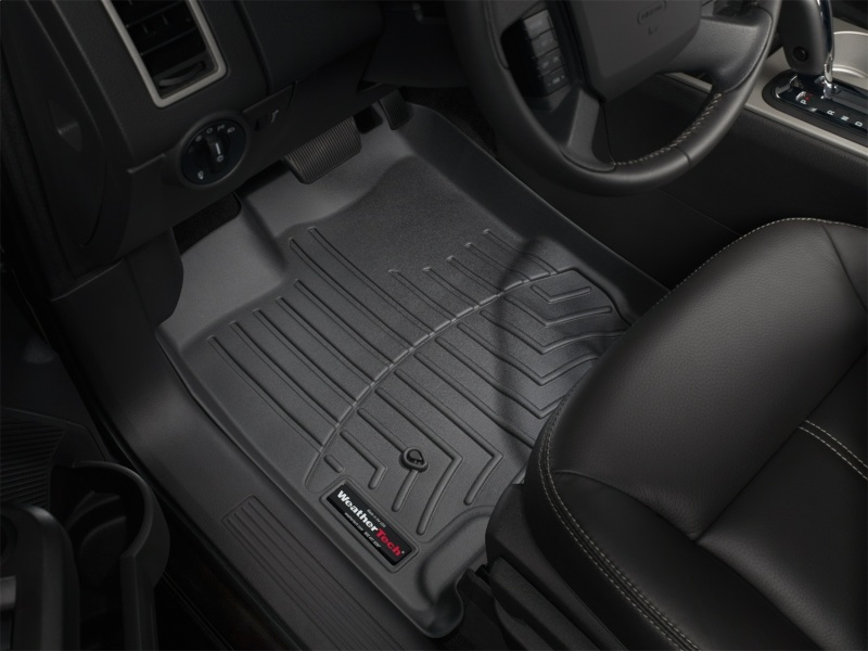 Picture of WeatherTech WT FloorLiner-Front-Blk Floor Mats - 441101