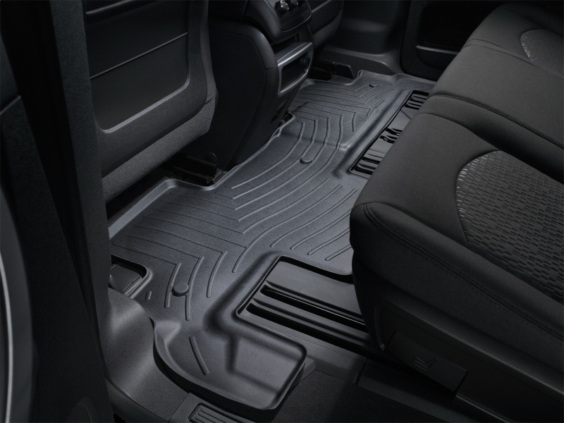 Picture of WeatherTech WT FloorLiner-Rear-Blk Floor Mats - 441112