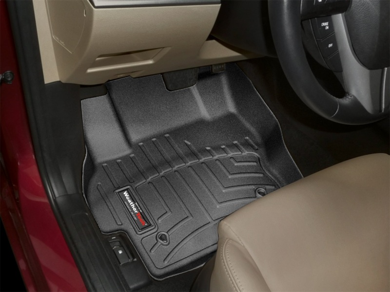 Picture of WeatherTech WT FloorLiner-Front-Blk Floor Mats - 442401