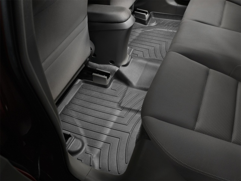 Picture of WeatherTech WT FloorLiner-Rear-Blk Floor Mats - 442412
