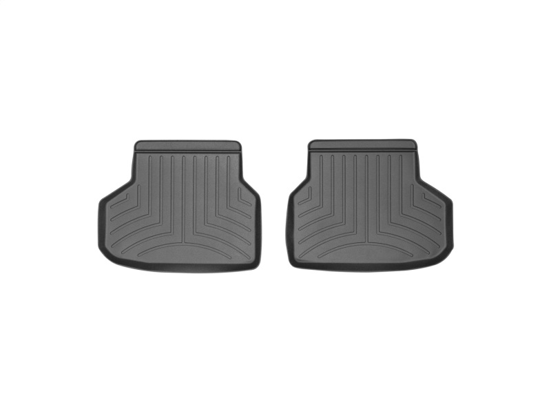 Picture of WeatherTech WT FloorLiner-Rear-Blk Floor Mats - 442424