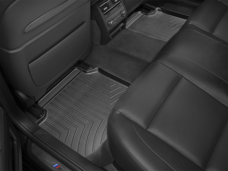 Picture of WeatherTech WT FloorLiner-Rear-Blk Floor Mats - 442425