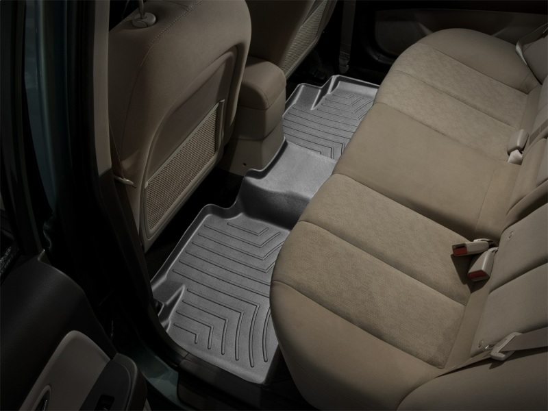 Picture of WeatherTech WT FloorLiner-Rear-Blk Floor Mats - 442482