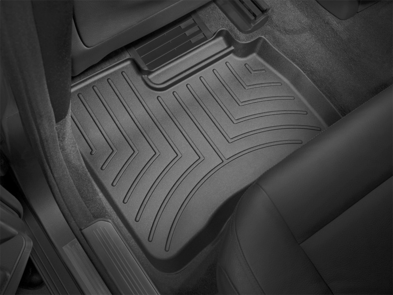 Picture of WeatherTech WT FloorLiner-Rear-Blk Floor Mats - 442523