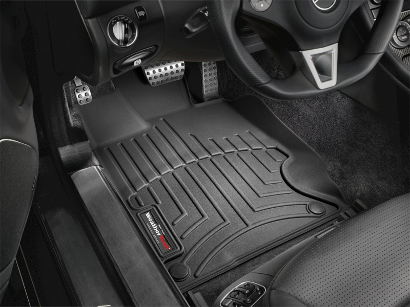 Picture of WeatherTech WT FloorLiner-Front-Blk Floor Mats - 442541