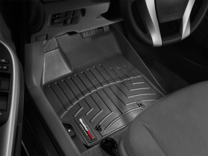 Picture of WeatherTech WT FloorLiner-Front-Blk Floor Mats - 442561