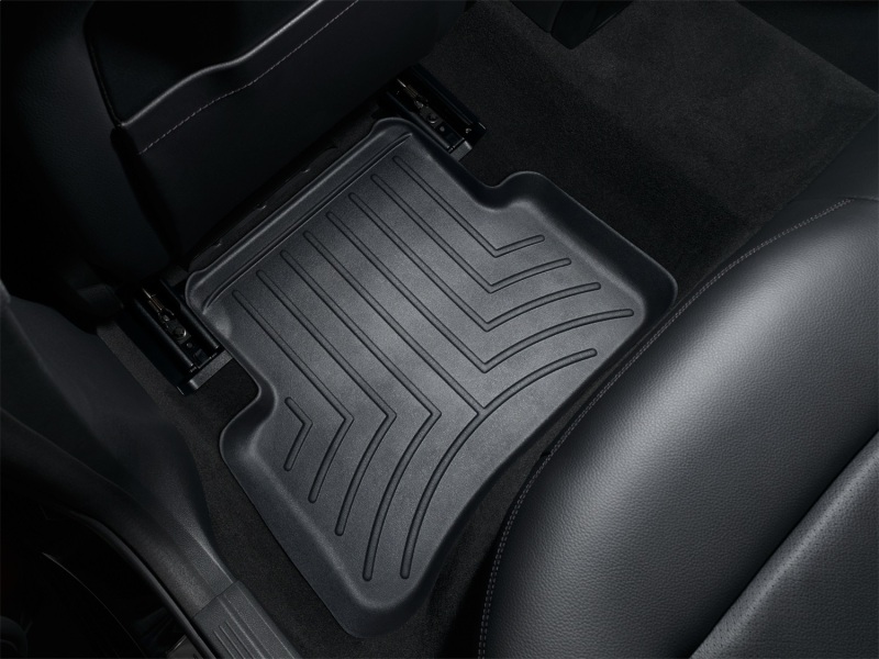 Picture of WeatherTech WT FloorLiner-Rear-Blk Floor Mats - 442582