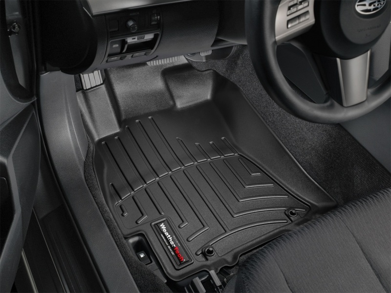 Picture of WeatherTech WT FloorLiner-Front-Blk Floor Mats - 442591