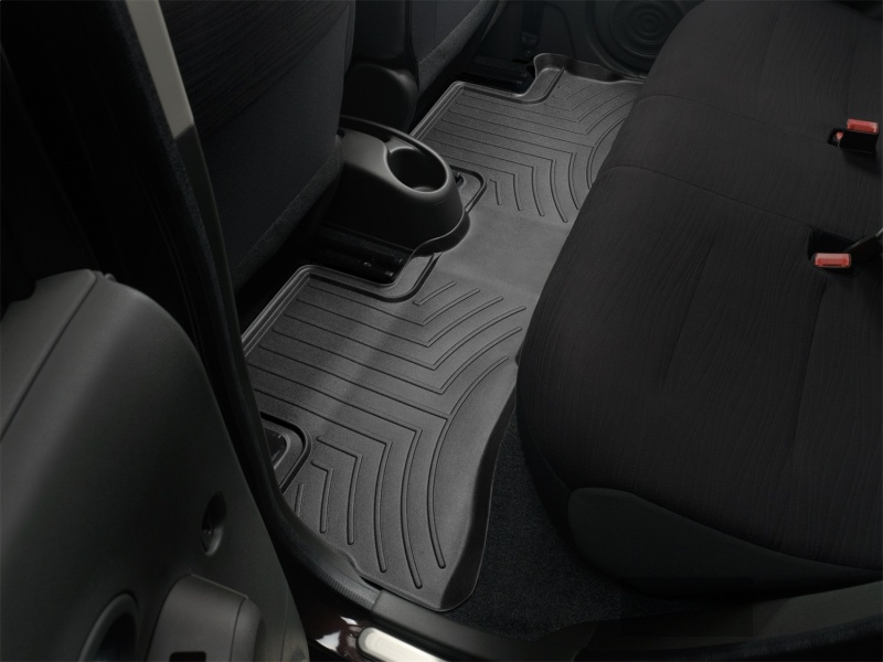 Picture of WeatherTech WT FloorLiner-Rear-Blk Floor Mats - 442612