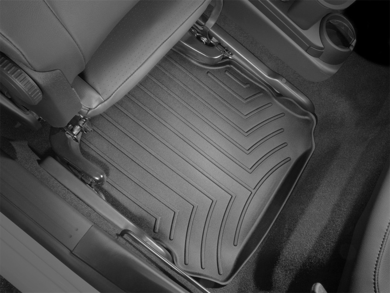 Picture of WeatherTech WT FloorLiner-Rear-Blk Floor Mats - 442632