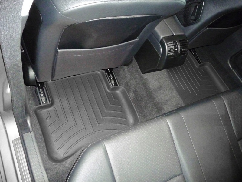 Picture of WeatherTech WT FloorLiner-Rear-Blk Floor Mats - 442642