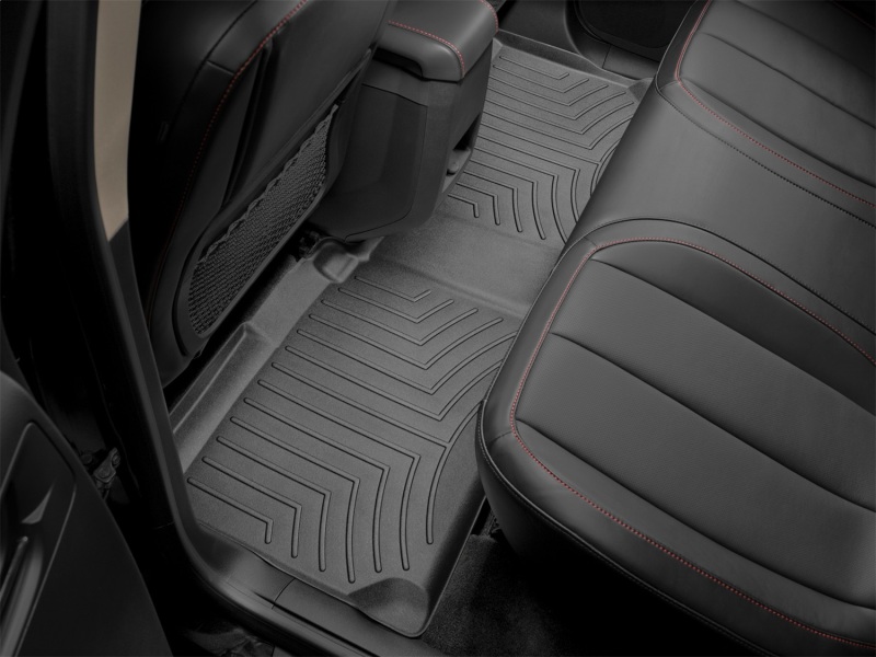Picture of WeatherTech WT FloorLiner-Rear-Blk Floor Mats - 442712