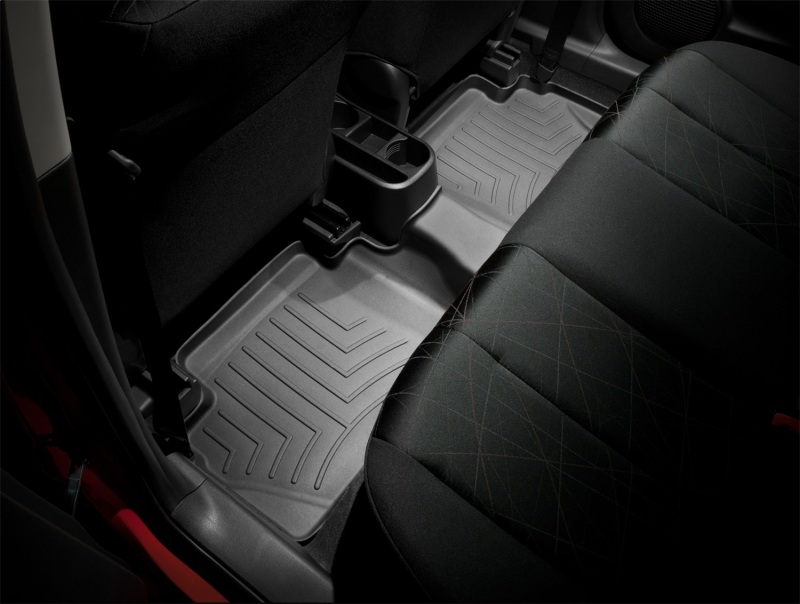 Picture of WeatherTech WT FloorLiner-Rear-Blk Floor Mats - 442732