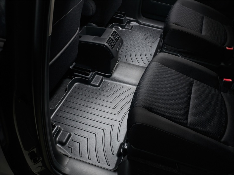 Picture of WeatherTech WT FloorLiner-Rear-Blk Floor Mats - 442742