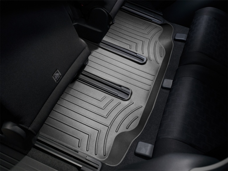 Picture of WeatherTech WT FloorLiner-Rear-Blk Floor Mats - 442743