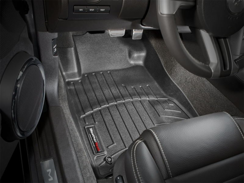 Picture of WeatherTech WT FloorLiner-Front-Blk Floor Mats - 442761