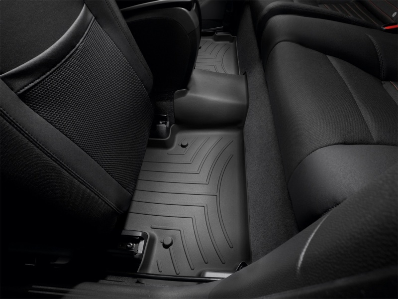 Picture of WeatherTech WT FloorLiner-Rear-Blk Floor Mats - 442792
