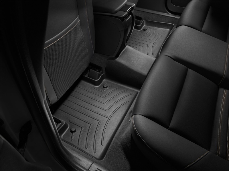 Picture of WeatherTech WT FloorLiner-Rear-Blk Floor Mats - 442793
