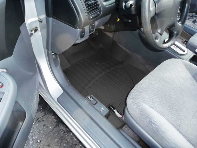 Picture of WeatherTech WT FloorLiner-Front-Blk Floor Mats - 442821