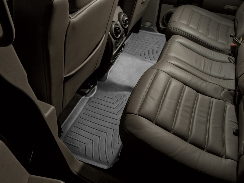Picture of WeatherTech WT FloorLiner-Rear-Blk Floor Mats - 442842