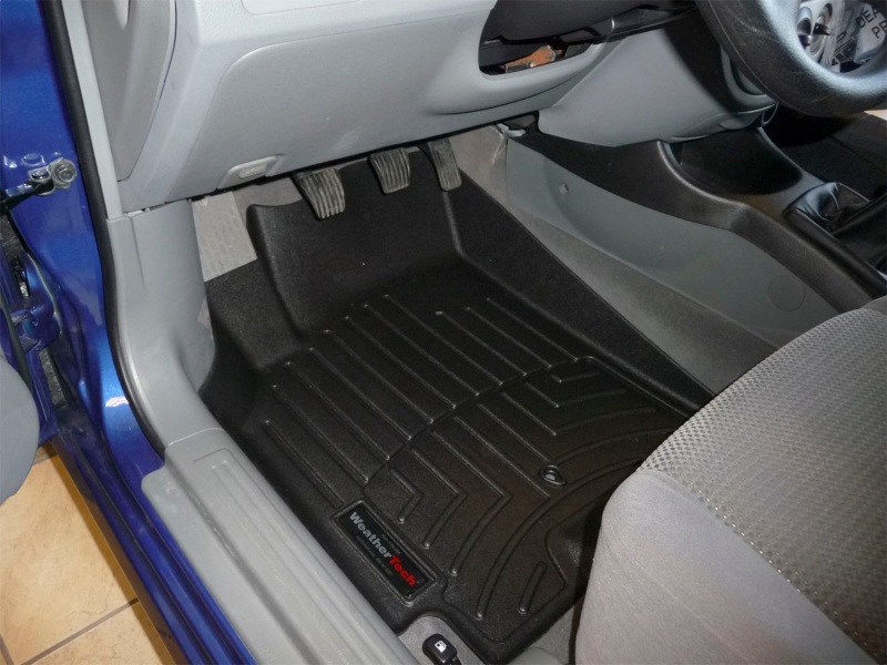 Picture of WeatherTech WT FloorLiner-Front-Blk Floor Mats - 442851