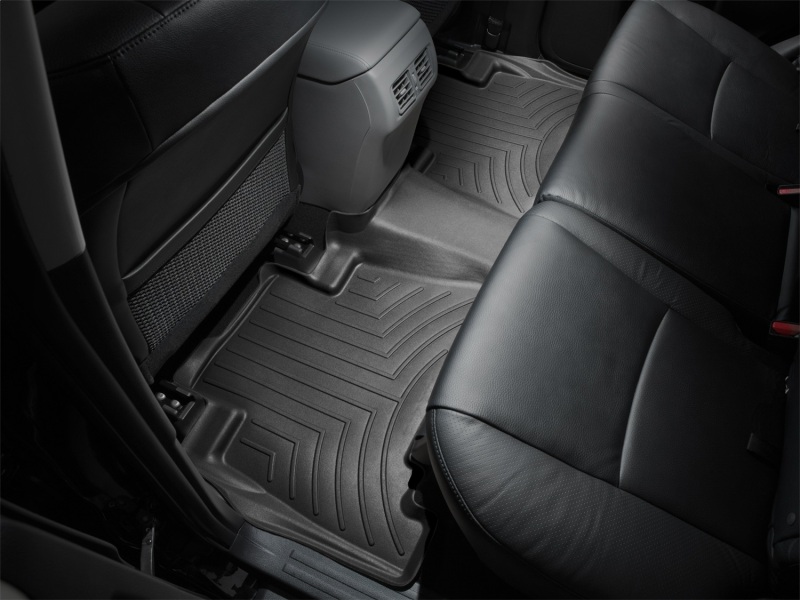 Picture of WeatherTech WT FloorLiner-Rear-Blk Floor Mats - 442862