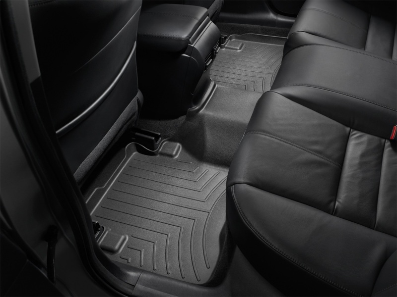 Picture of WeatherTech WT FloorLiner-Rear-Blk Floor Mats - 442882