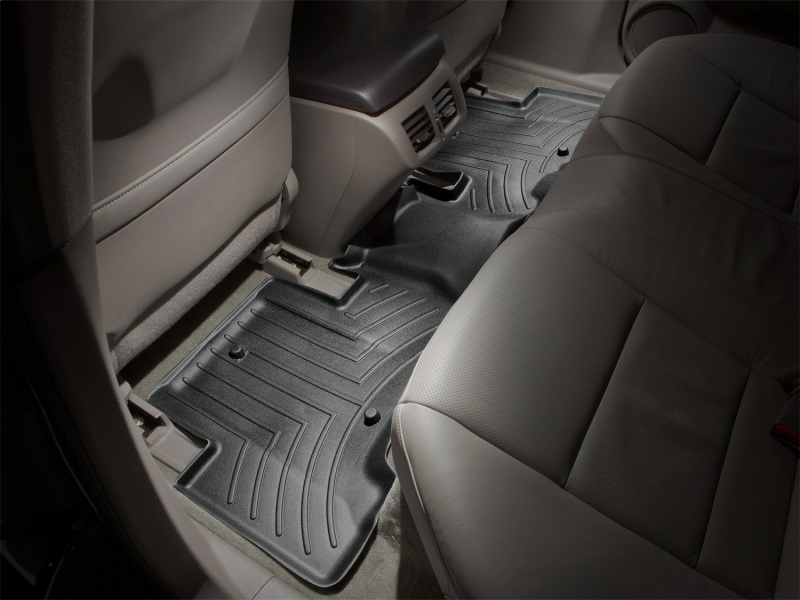 Picture of WeatherTech WT FloorLiner-Rear-Blk Floor Mats - 442892