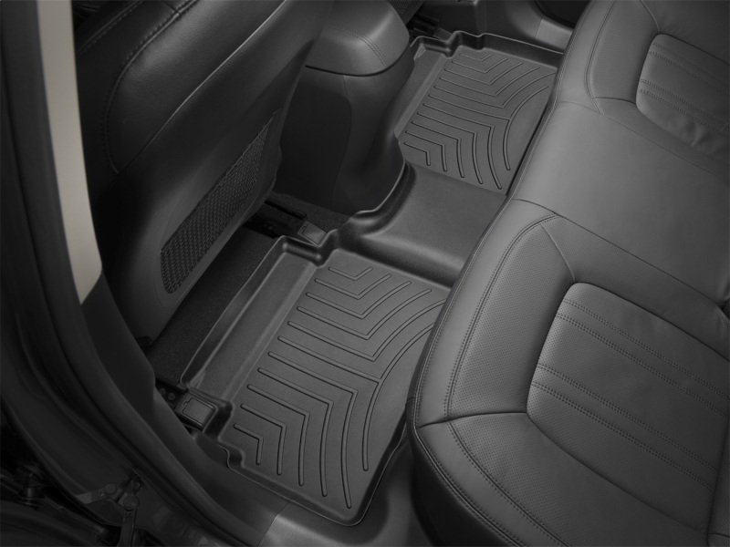 Picture of WeatherTech WT FloorLiner-Rear-Blk Floor Mats - 442922