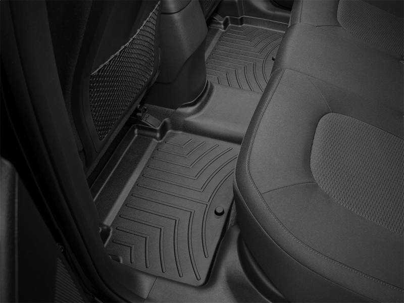 Picture of WeatherTech WT FloorLiner-Rear-Blk Floor Mats - 442924