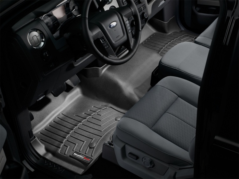 Picture of WeatherTech WT FloorLiner-Front-Blk Floor Mats - 442951