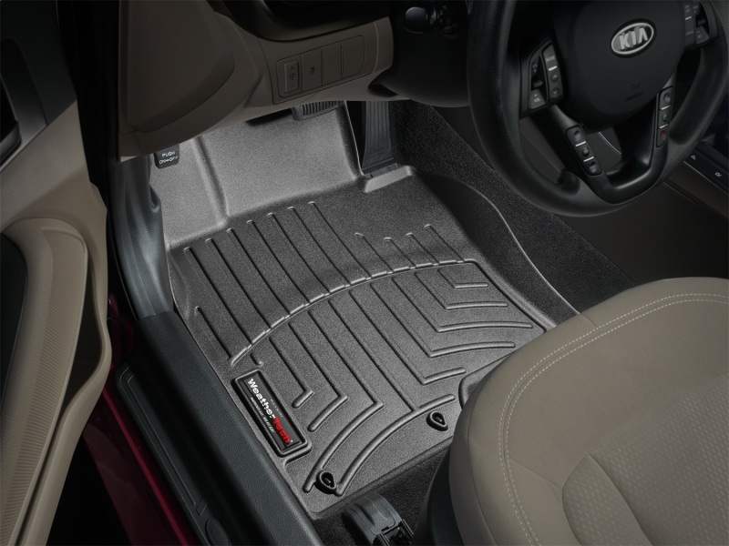 Picture of WeatherTech WT FloorLiner-Front-Blk Floor Mats - 442961