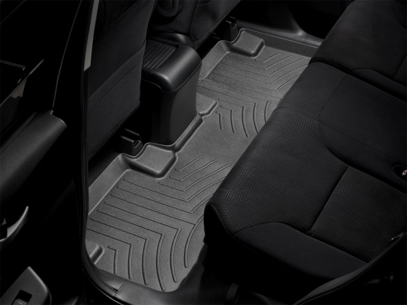 Picture of WeatherTech WT FloorLiner-Rear-Blk Floor Mats - 444022