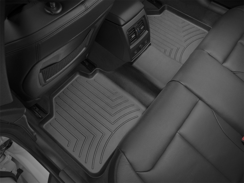 Picture of WeatherTech WT FloorLiner-Rear-Blk Floor Mats - 444105