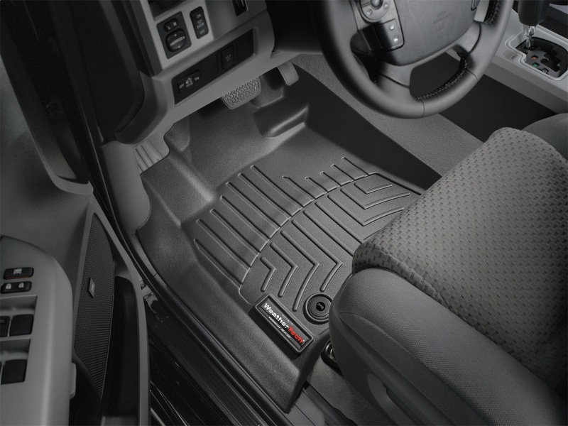 Picture of WeatherTech WT FloorLiner-Front-Blk Floor Mats - 444081