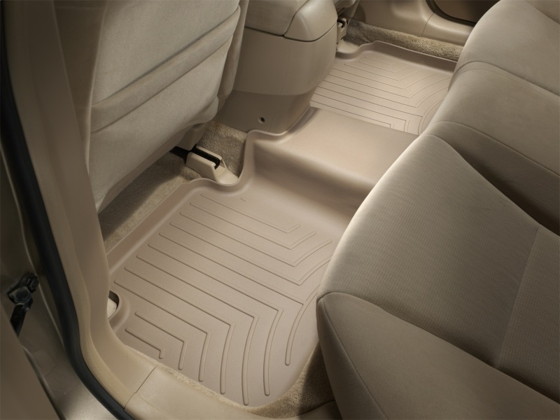 Picture of WeatherTech WT FloorLiner-Rear-Tan Floor Mats - 450602
