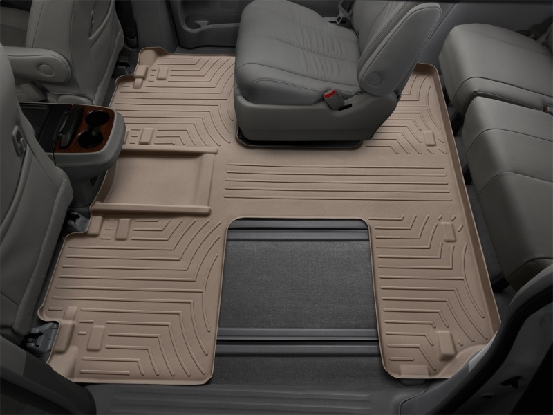 Picture of WeatherTech WT FloorLiner-Rear-Tan Floor Mats - 453004
