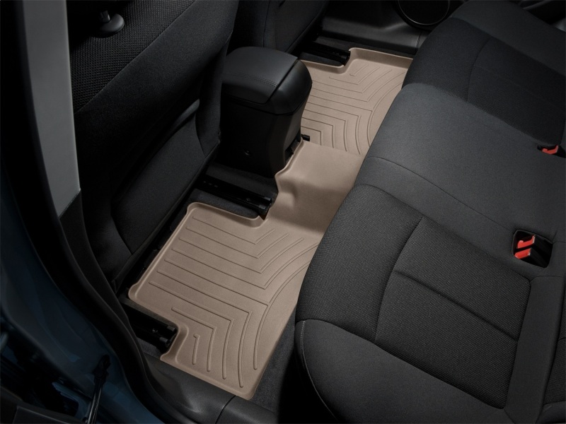 Picture of WeatherTech WT FloorLiner-Rear-Tan Floor Mats - 453442