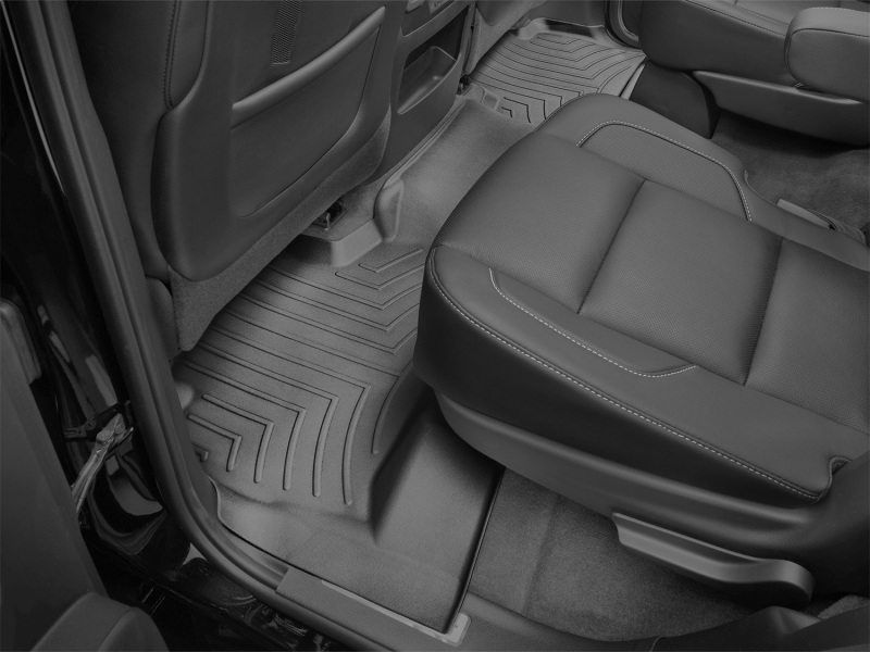 Picture of WeatherTech WT FloorLiner-Rear-Blk Floor Mats - 446072