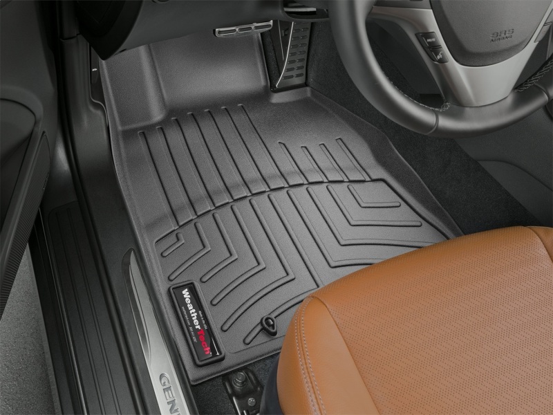 Picture of WeatherTech WT FloorLiner-Front-Blk Floor Mats - 447251