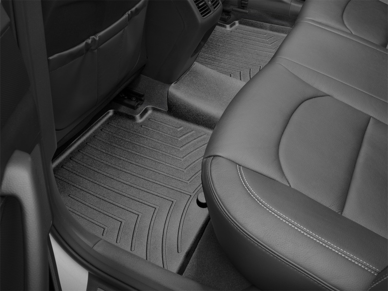 Picture of WeatherTech WT FloorLiner-Rear-Blk Floor Mats - 446662