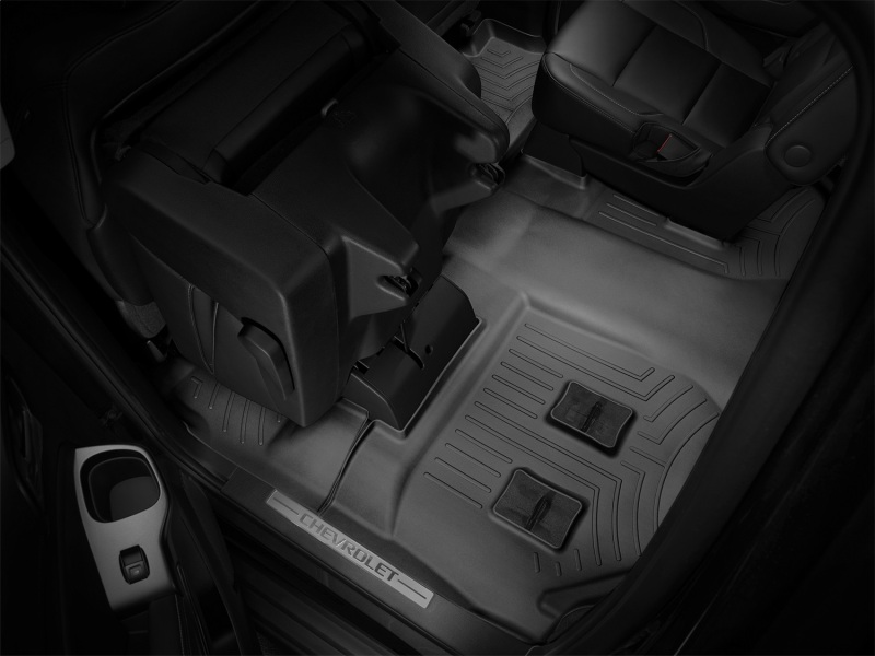 Picture of WeatherTech WT FloorLiner-Rear-Blk Floor Mats - 446073