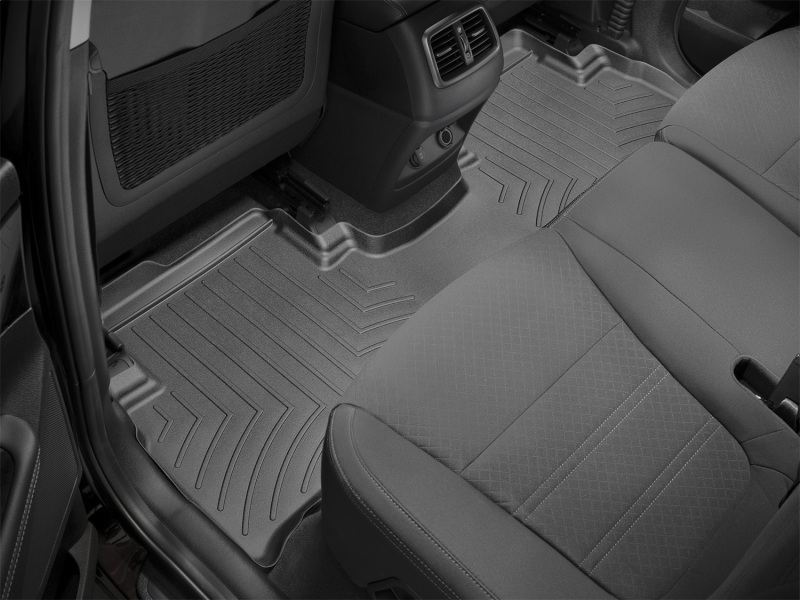Picture of WeatherTech WT FloorLiner-Rear-Blk Floor Mats - 447702