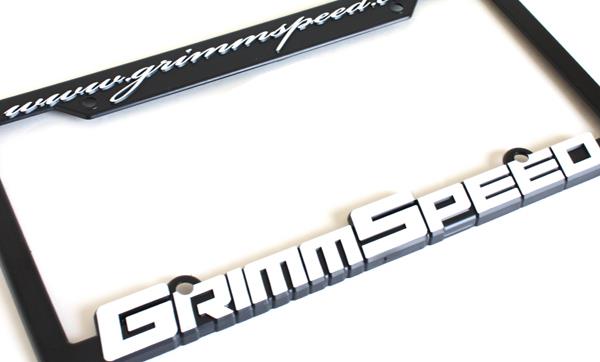 Picture of GrimmSpeed GRM License Plate Frames License Frame - GRM111002