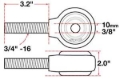 Picture of SPC Performance SPC XAXIS Rod End Ball Joint - 15730