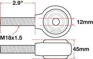 Picture of SPC Performance SPC XAXIS Rod End Ball Joint - 15766
