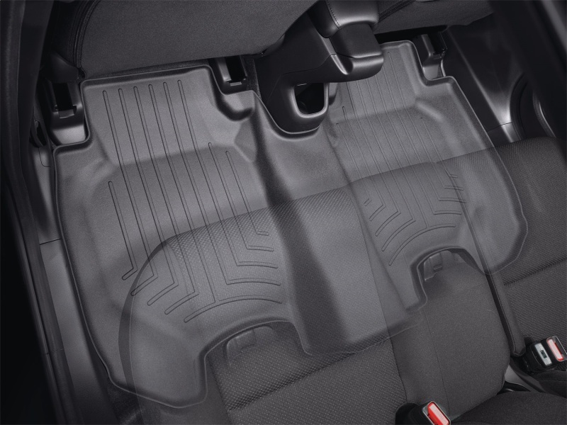 Picture of WeatherTech WT FloorLiner-Rear-Blk Floor Mats - 447053