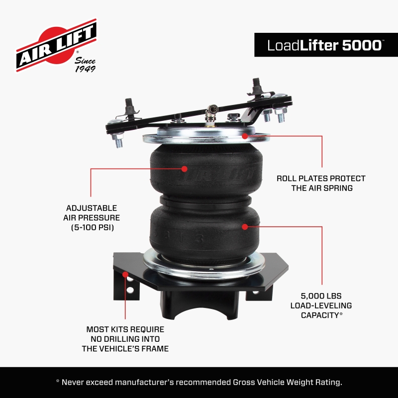 Picture of Air Lift ALF 5000 Air Spring Kits Air Suspension Kits - 57410
