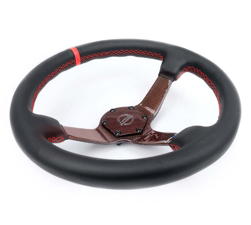 Picture of NRG Steering Wheels-Carbon - RST-036CF-RD
